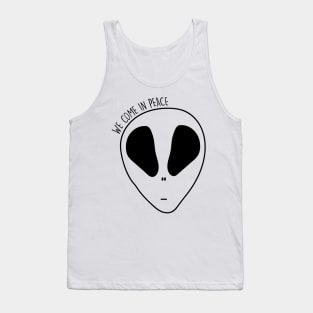 We Come In Peace Tank Top